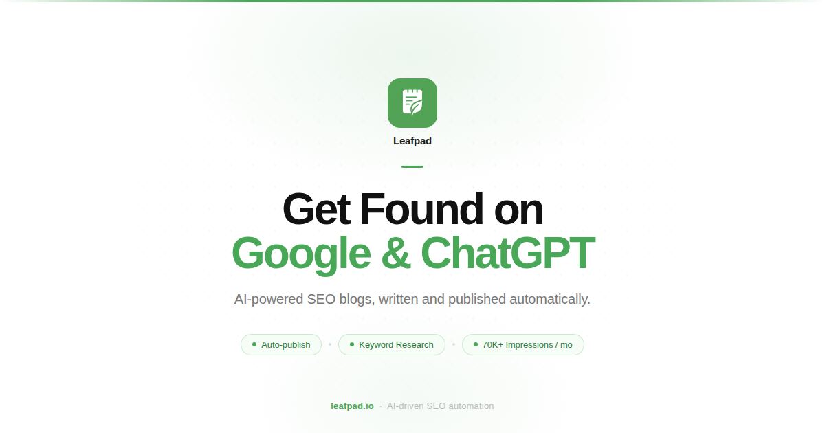 LeafPad screenshot