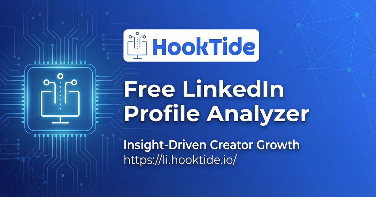 HookTide LinkedIn Profile Analyzer screenshot