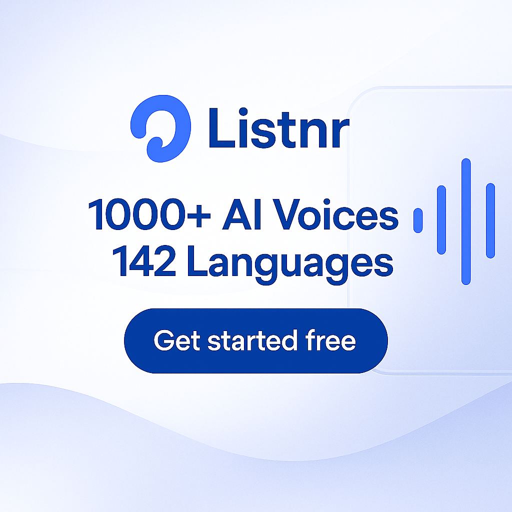 Listnr AI screenshot