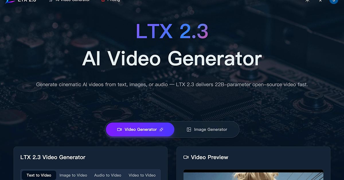 LTX 2.3 screenshot