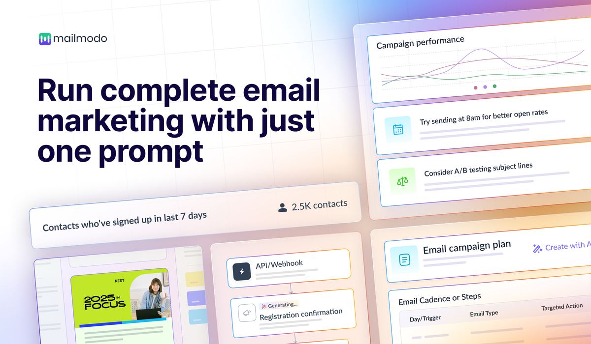 Mailmodo screenshot