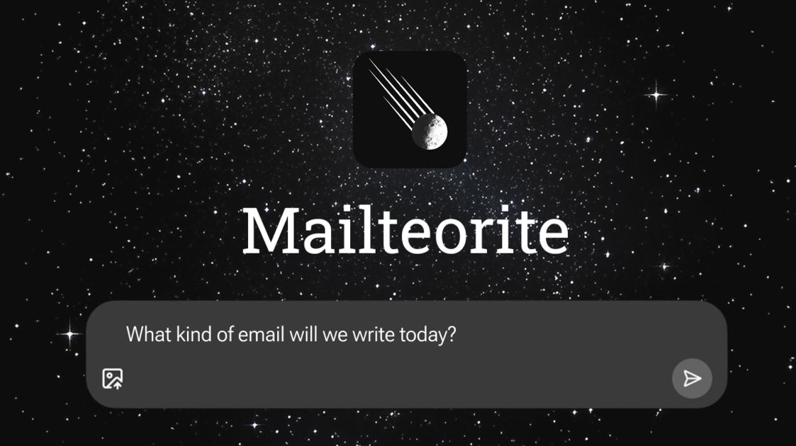 Mailteorite screenshot