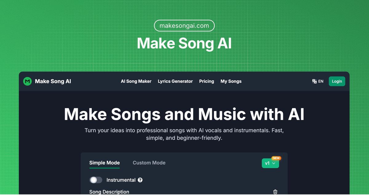 Make Song AI screenshot