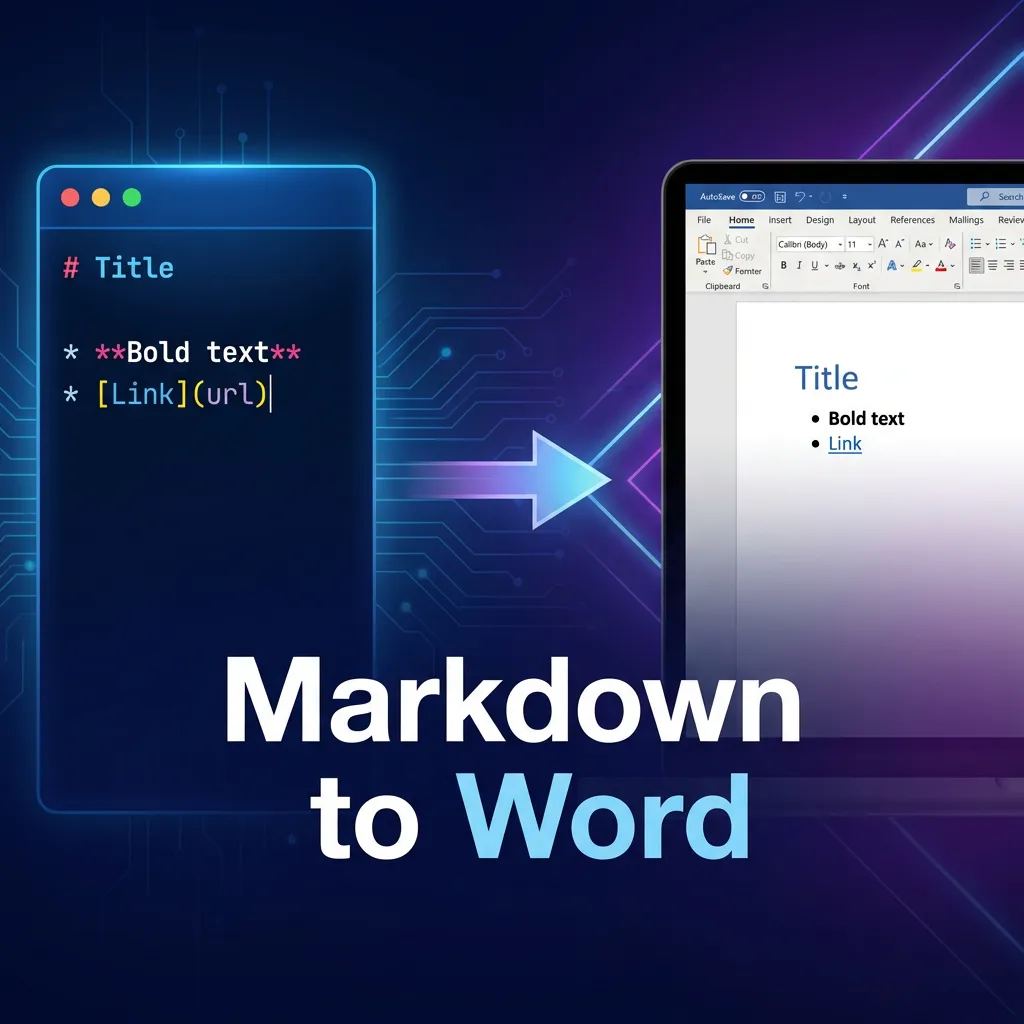 MD2Word screenshot