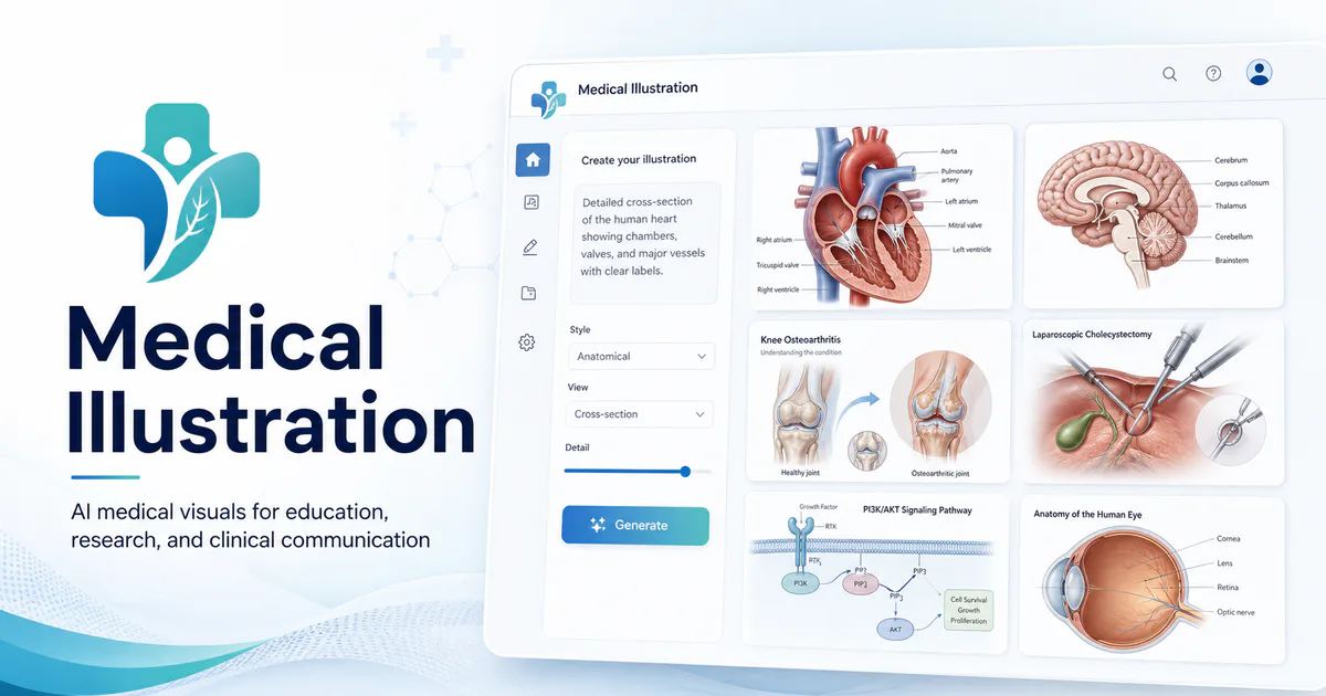 Medical Illustration AI screenshot