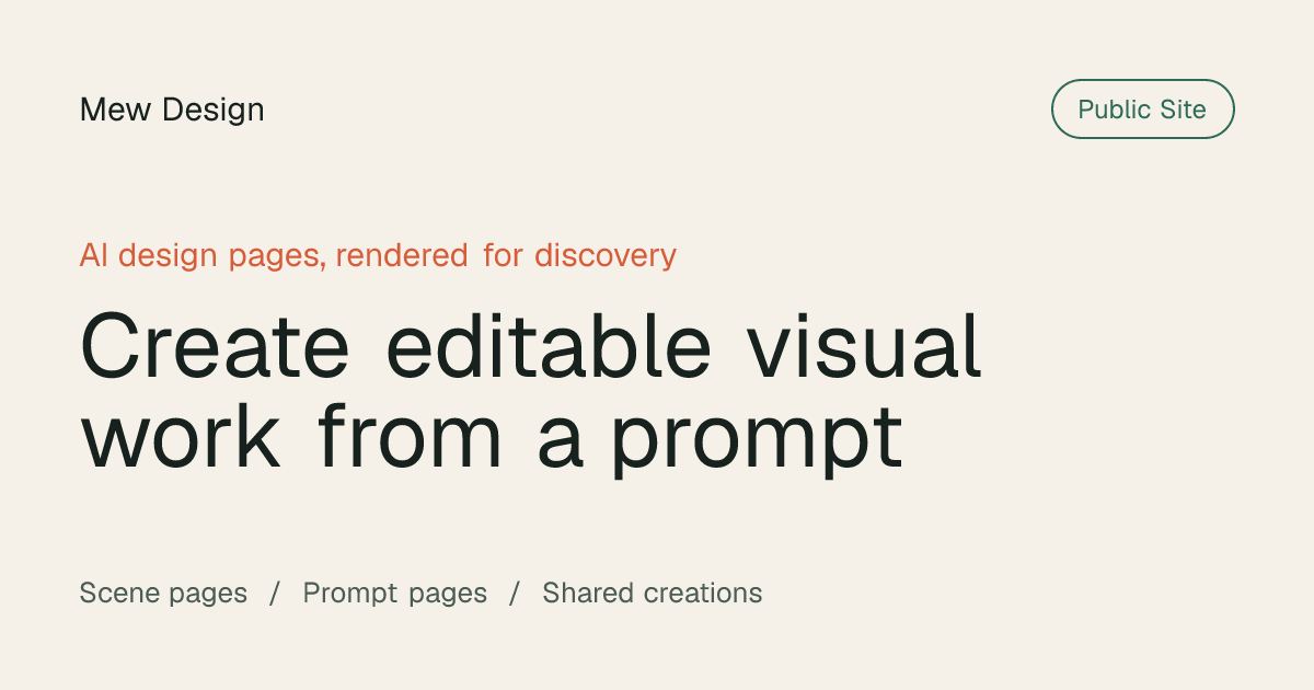 Mew.Design screenshot