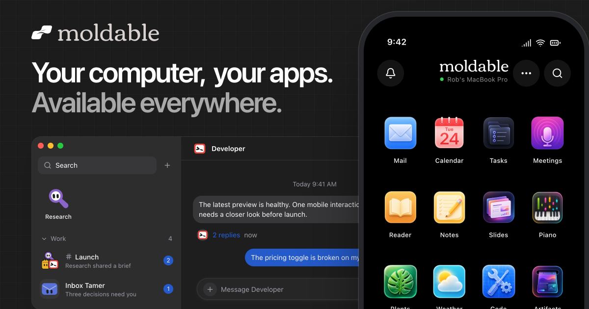 Moldable screenshot