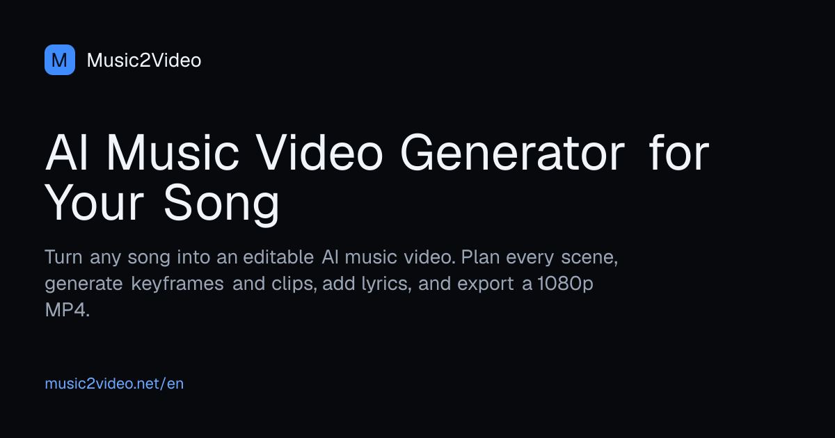 Music2Video screenshot