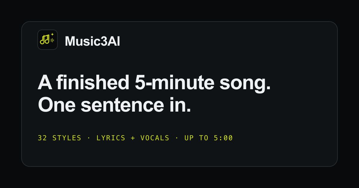 Music3AI screenshot