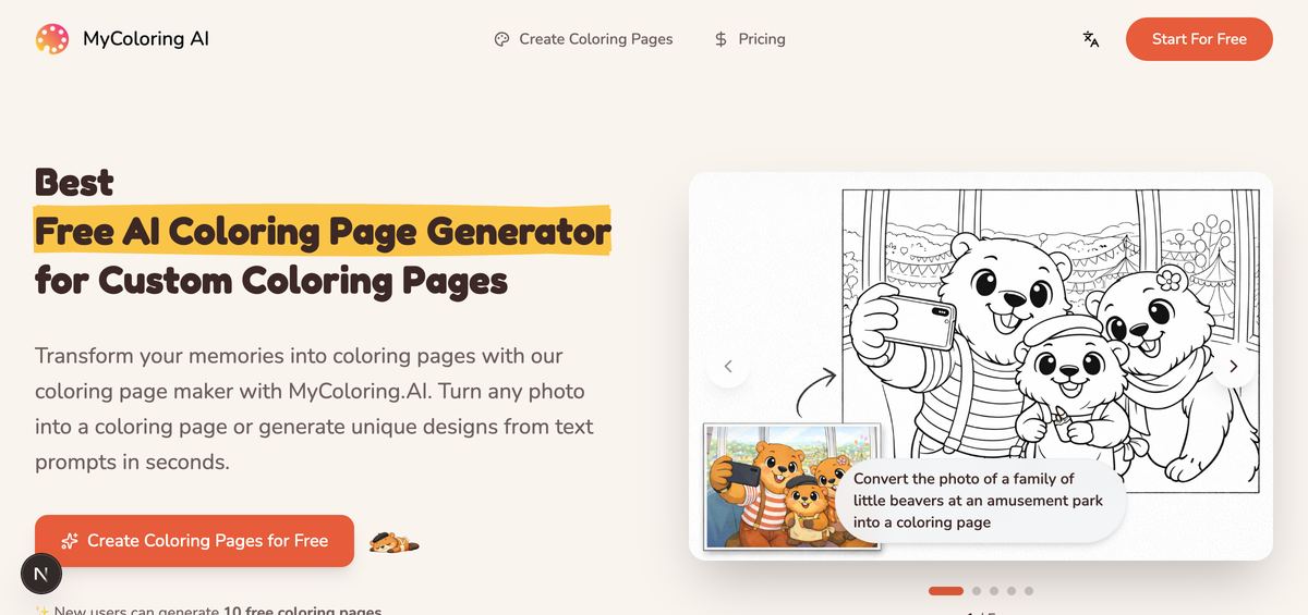 MyColoring.AI screenshot