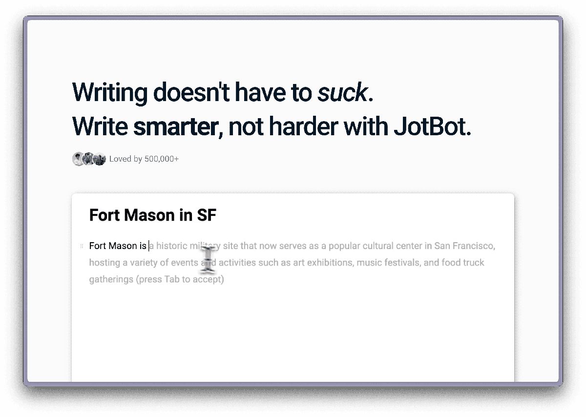 JotBot screenshot