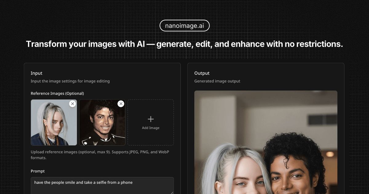 Nano Image AI screenshot