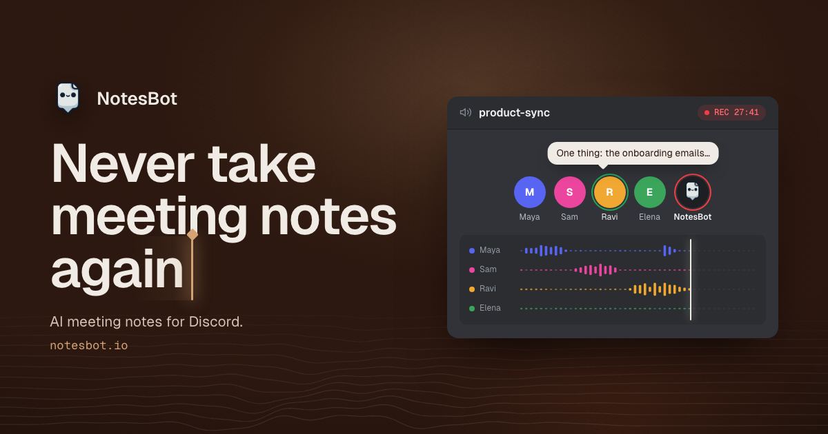 NotesBot screenshot
