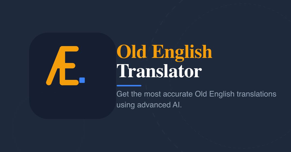 Old English Translator screenshot