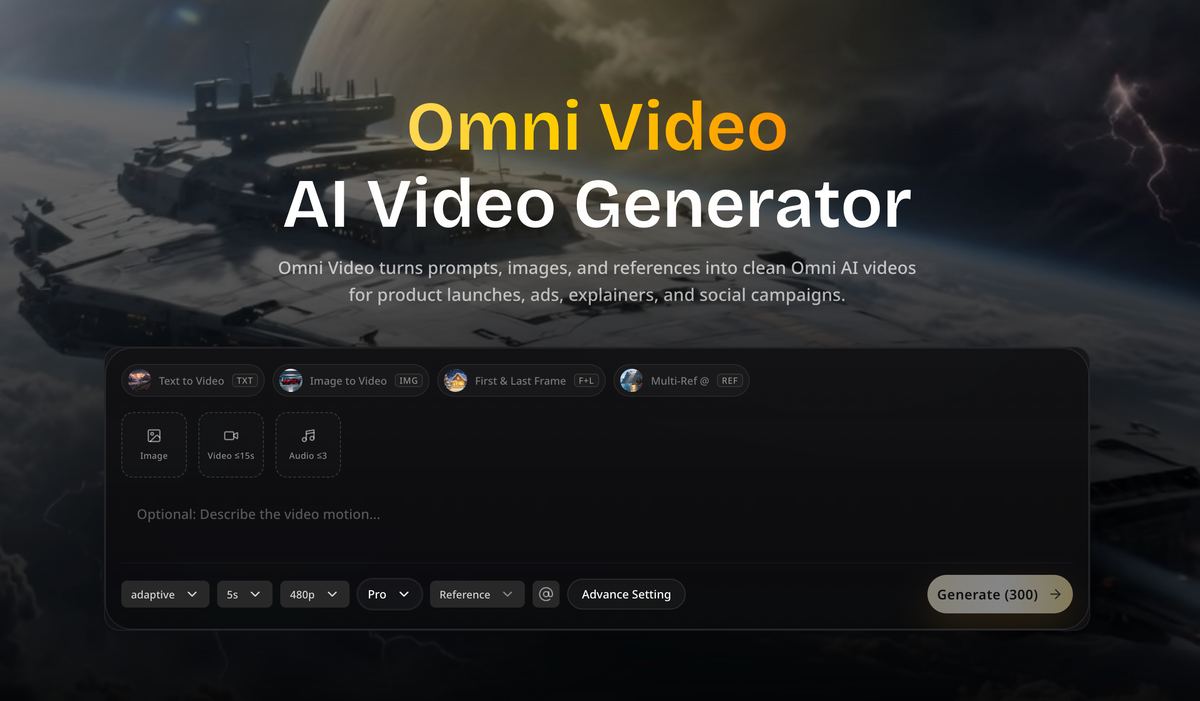 Omni Video AI screenshot