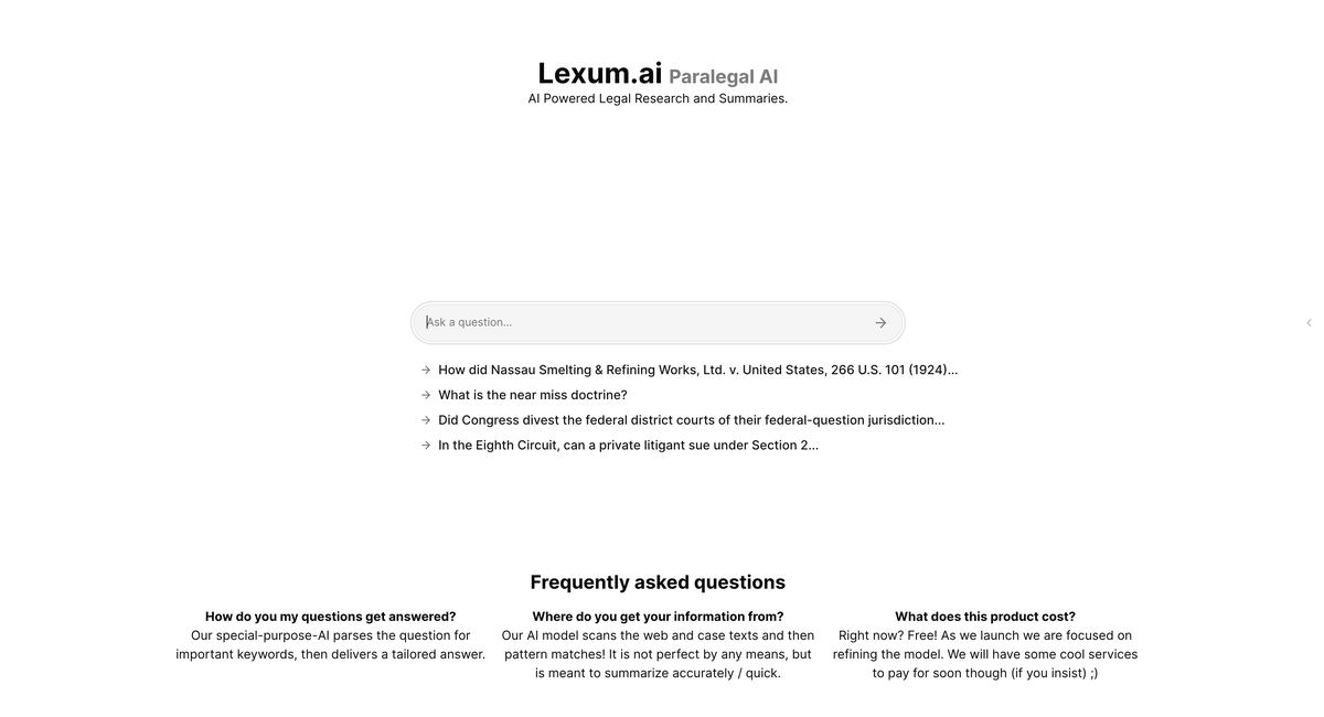 Lexum.ai screenshot