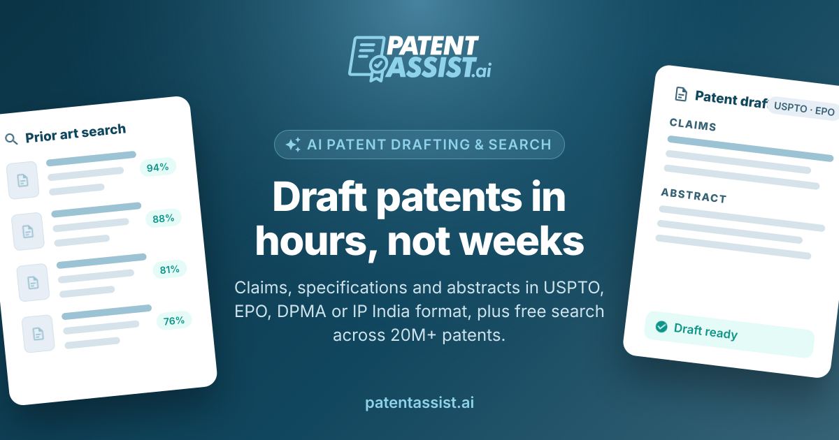 PatentAssist.ai screenshot