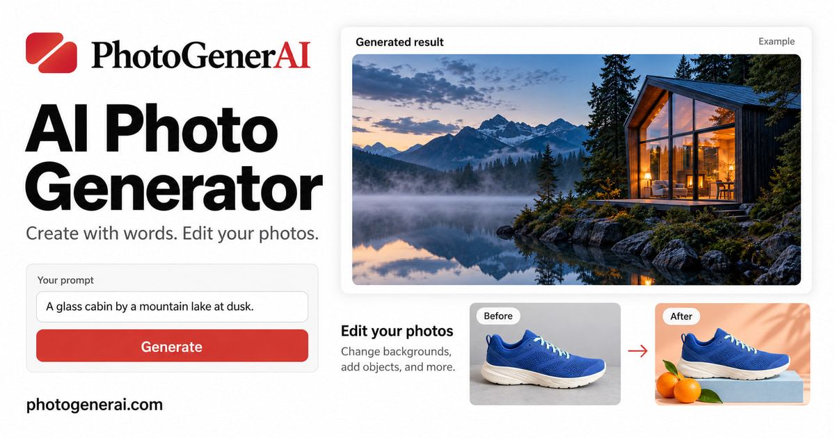 PhotoGenerAI screenshot