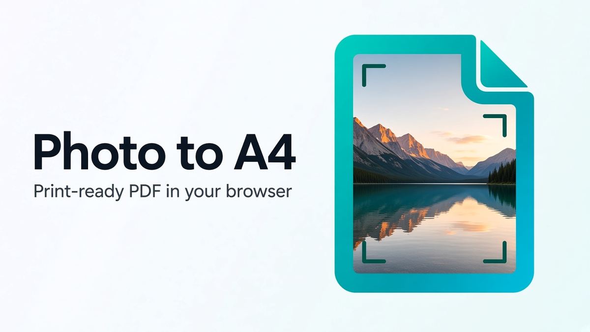PhotoToA4 screenshot