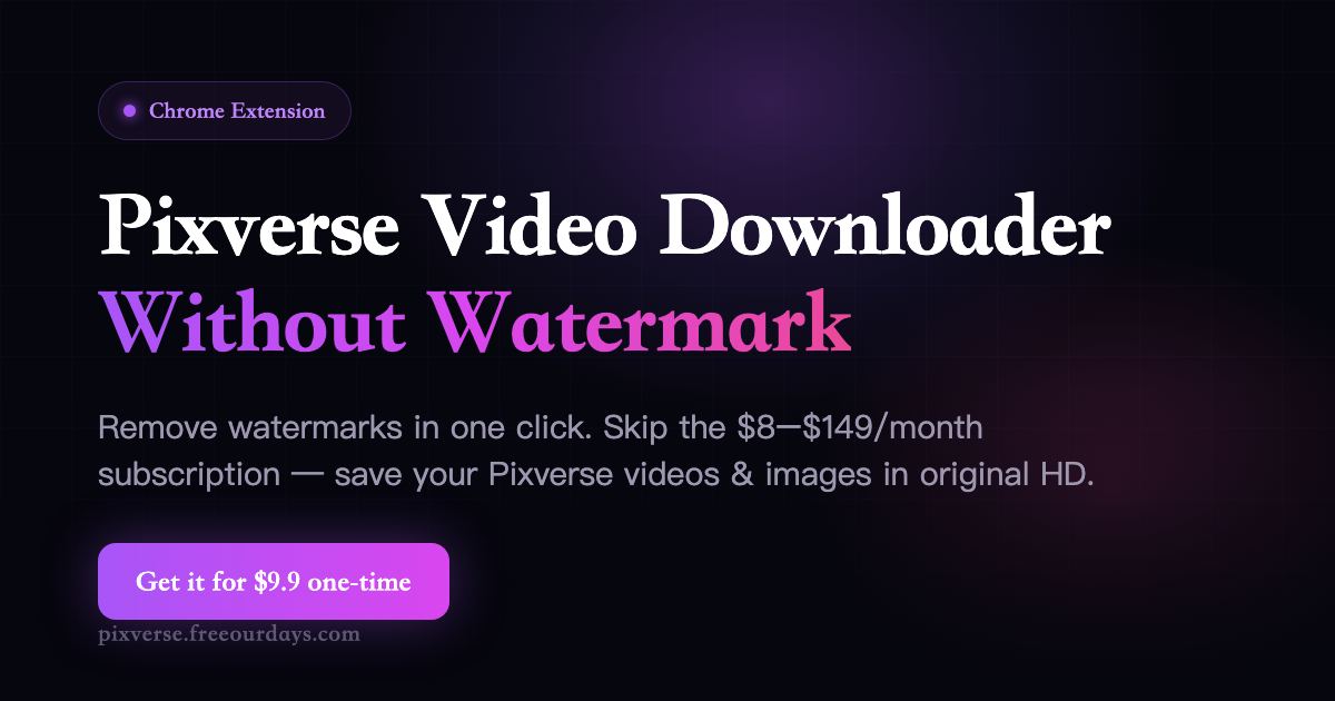 Pixverse Downloader screenshot