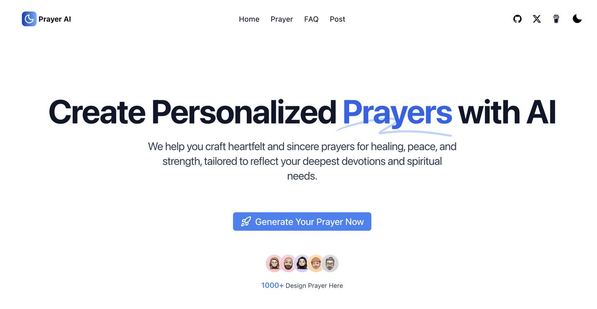 PrayerAI screenshot