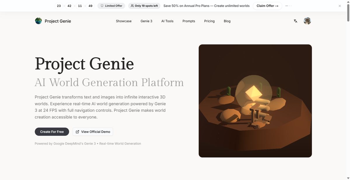 Project Genie screenshot