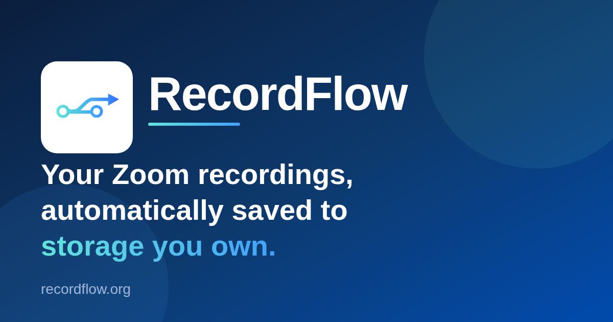 RecordFlow screenshot