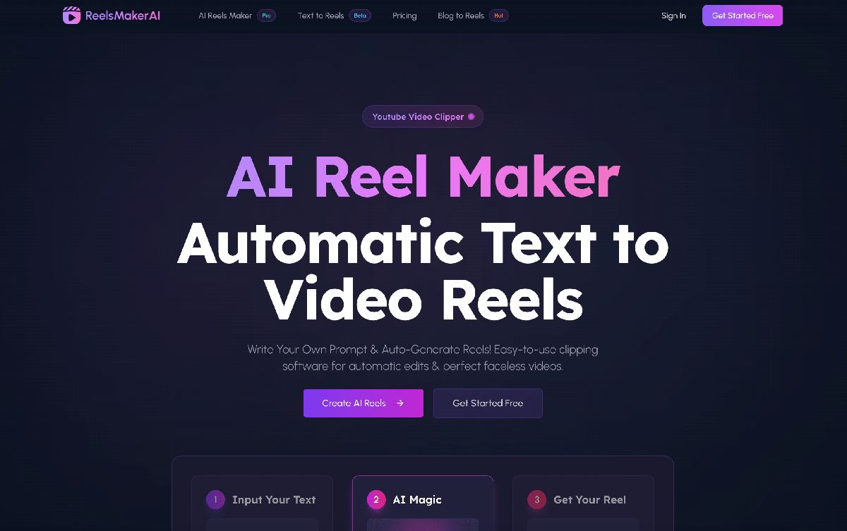 ReelsMakerAI screenshot