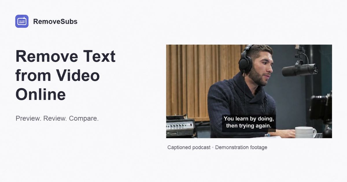 RemoveSubs screenshot