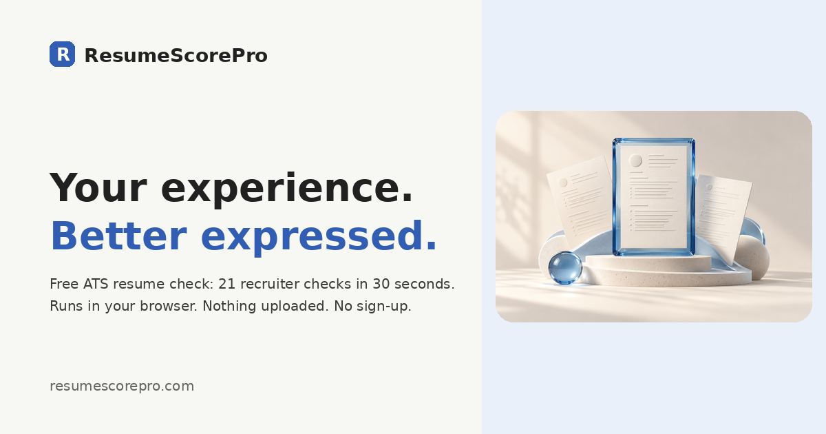 ResumeScorePro screenshot