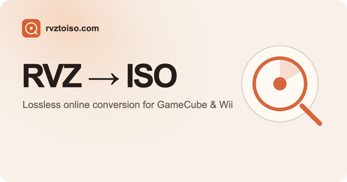 RVZ to ISO screenshot