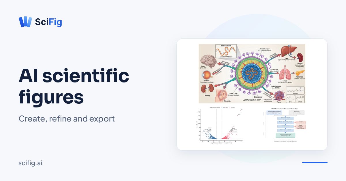 SciFig — AI Scientific Figure Platform screenshot