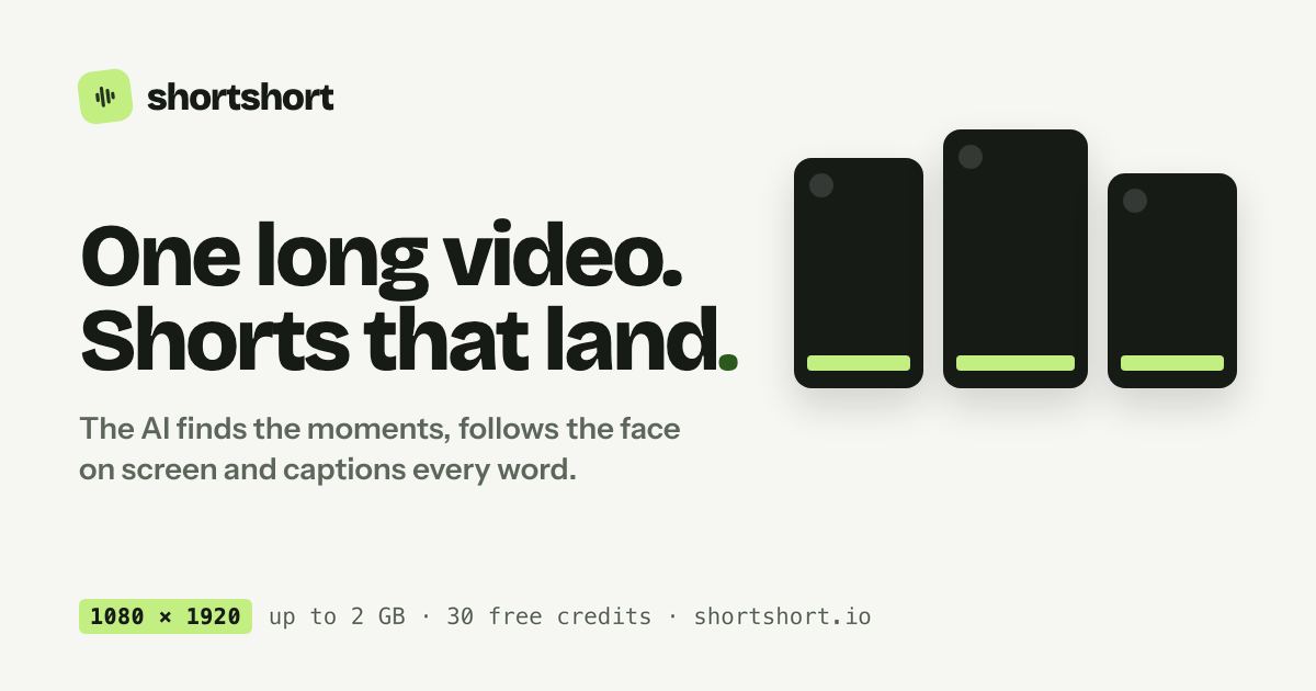 shortshort screenshot