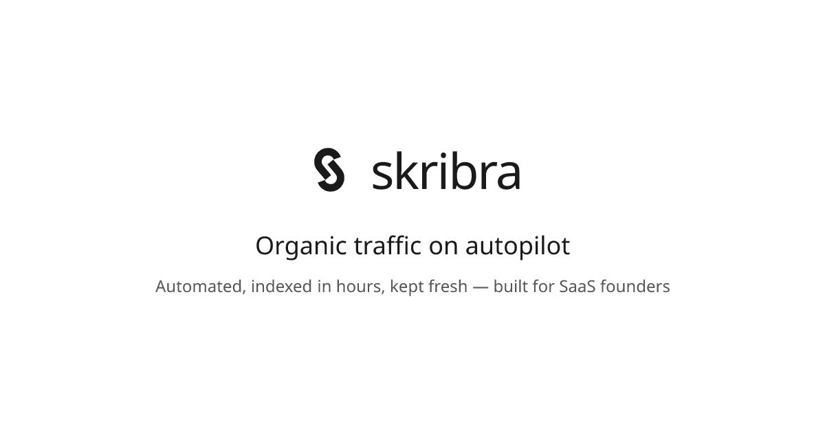 Skribra screenshot