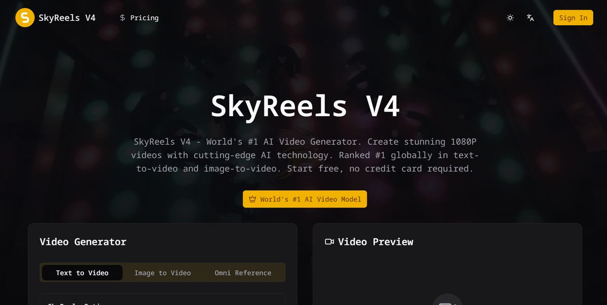SkyReels V4 screenshot