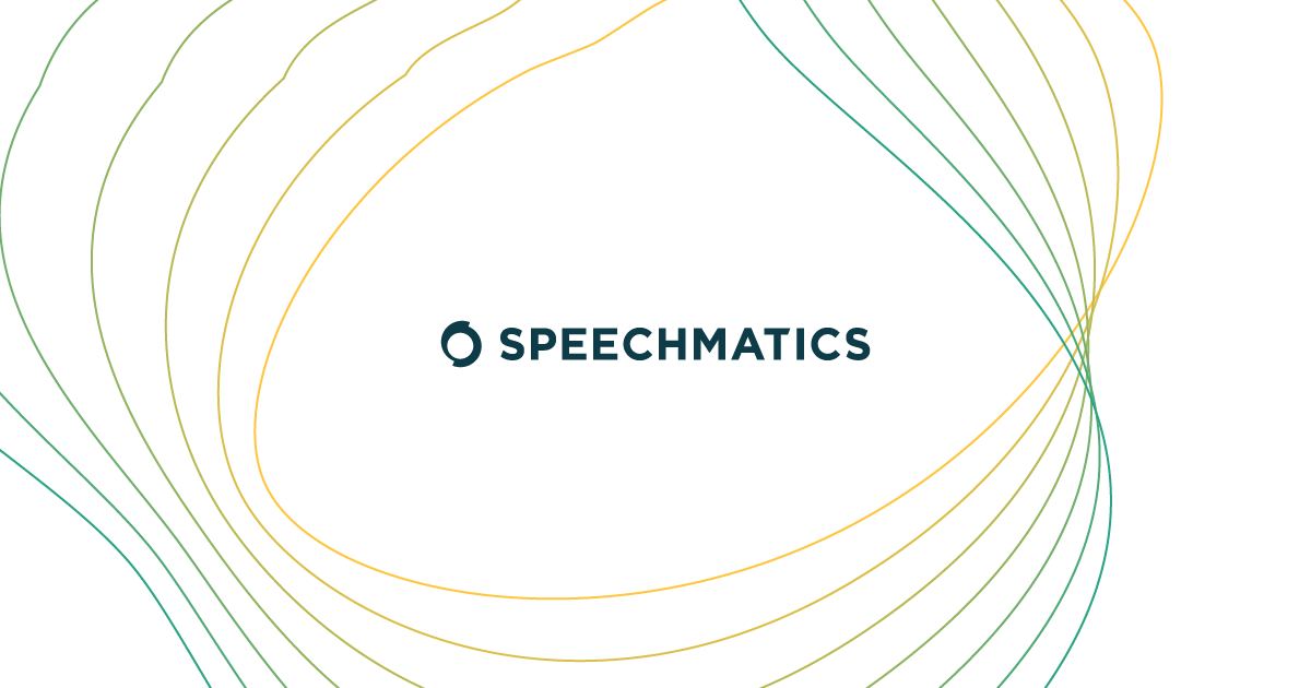 Speechmatics screenshot