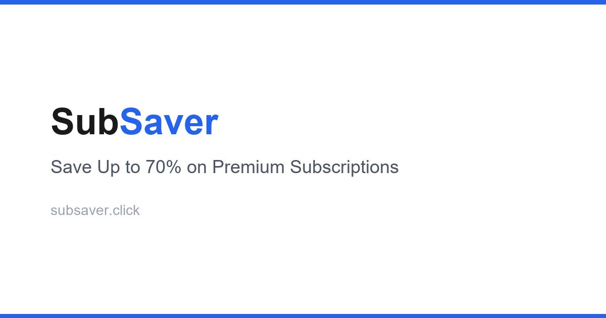 SubSaver screenshot