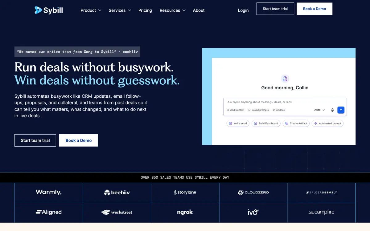 Sybill screenshot