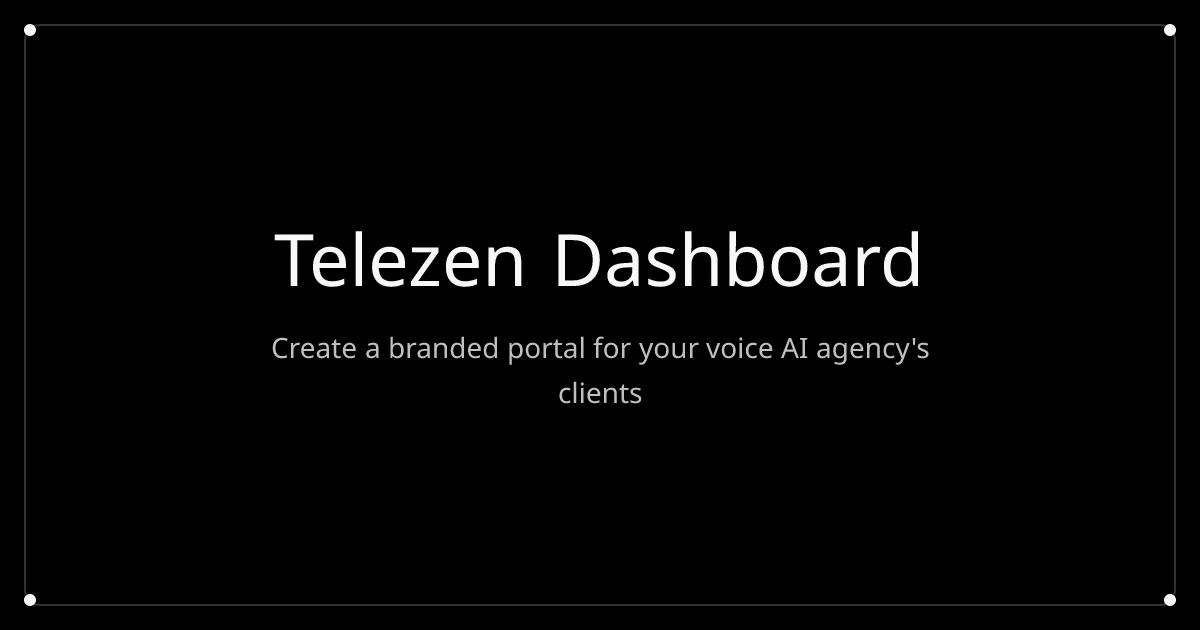 Telezen Dashboard screenshot