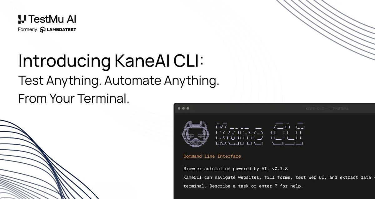 Kane CLI by TestMu AI screenshot