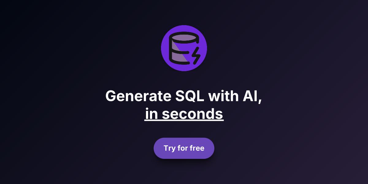 Text2SQL.AI screenshot