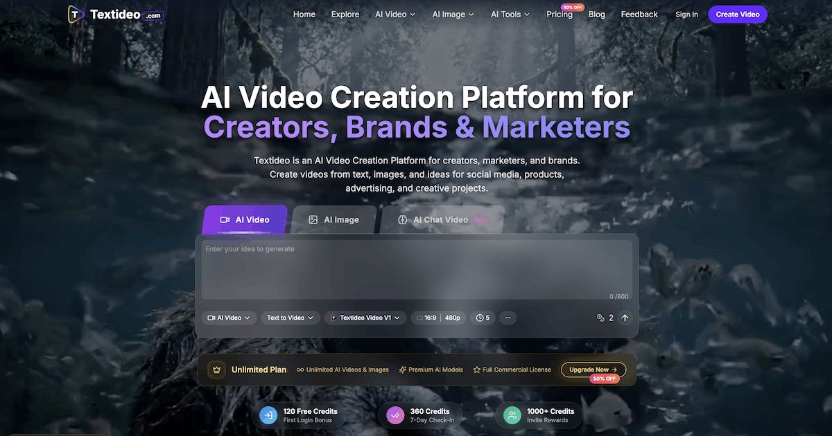 Textideo AI Video Generator screenshot