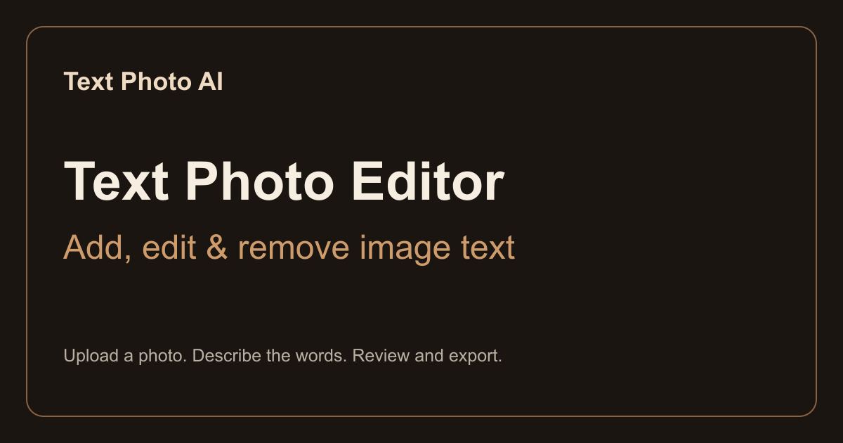 Text Photo AI screenshot