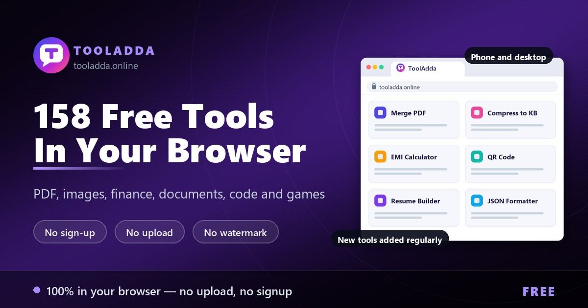 ToolAdda screenshot