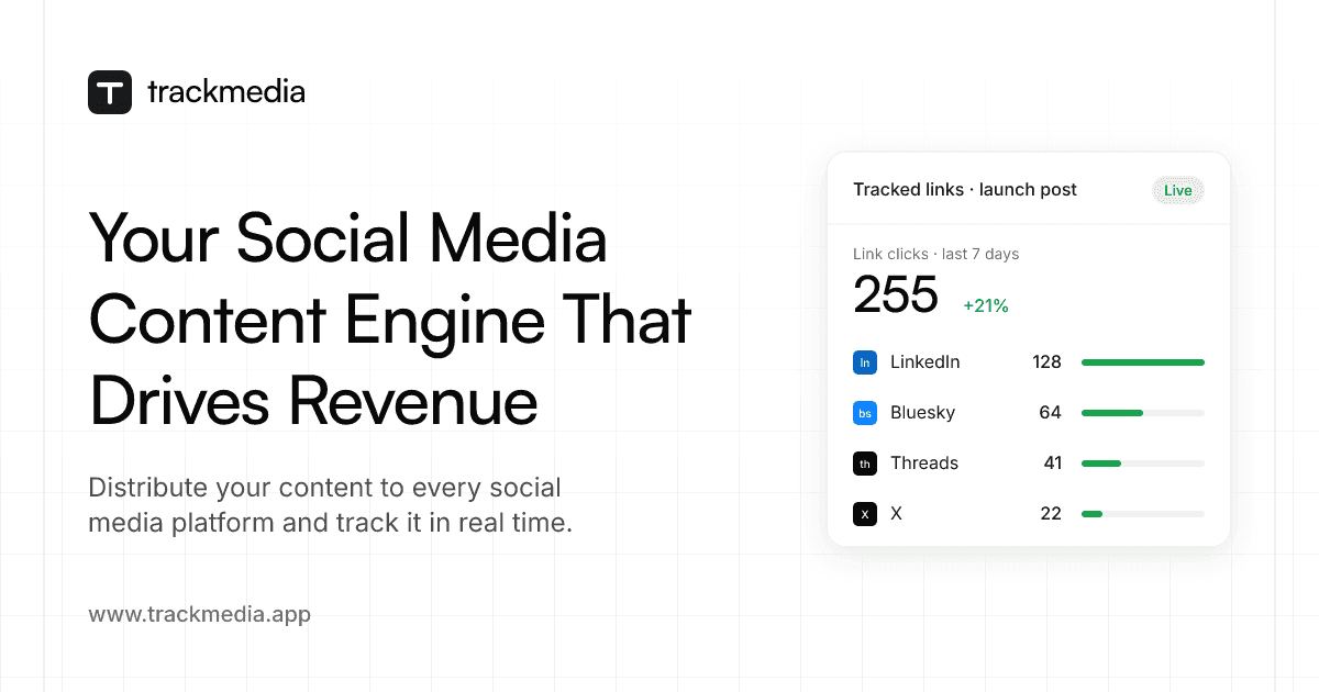 TrackMedia screenshot