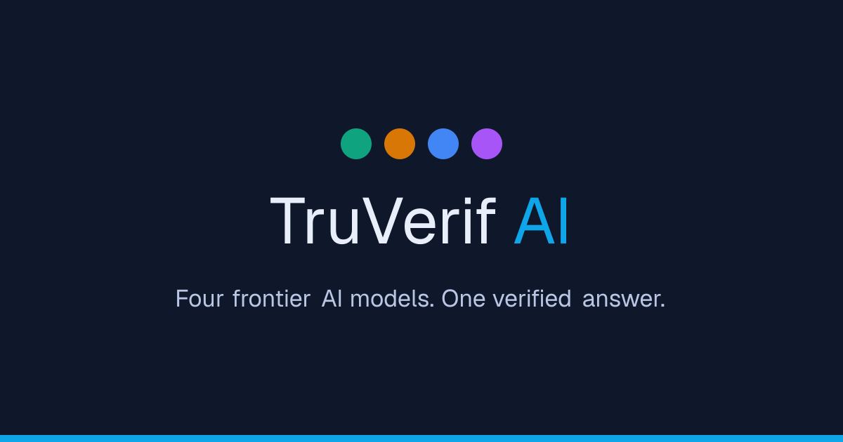 TruVerifAI screenshot