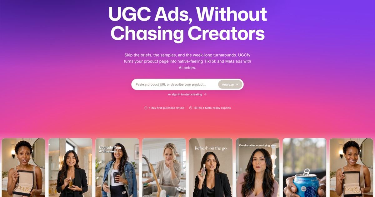 UGCfy screenshot