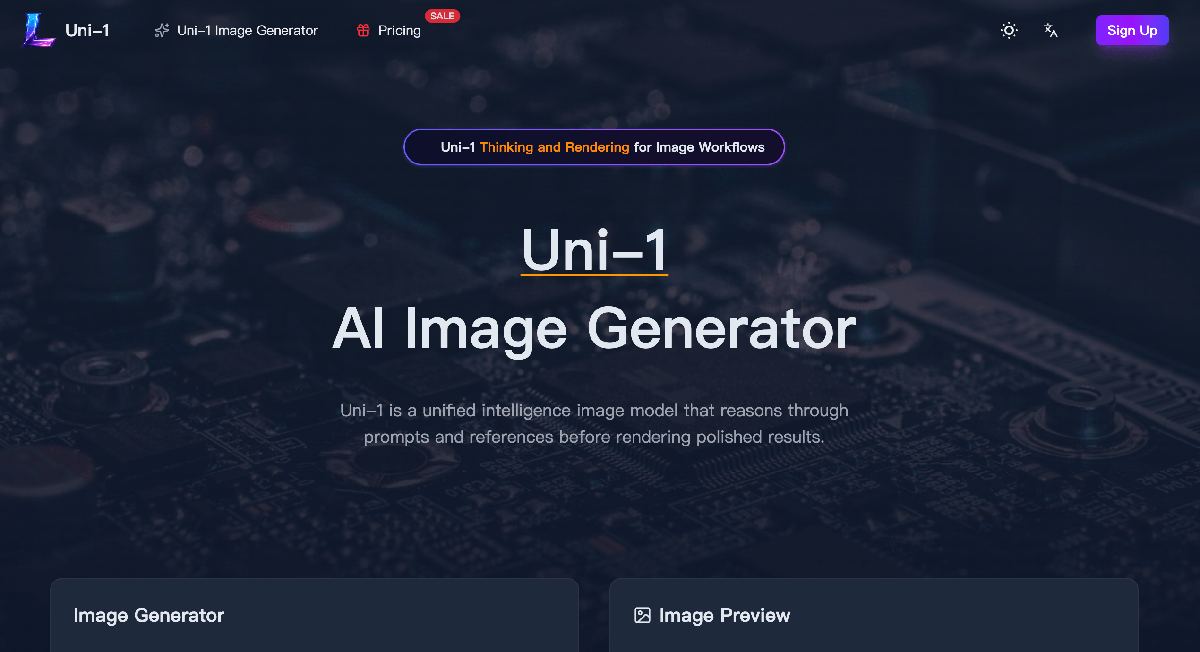 Uni-1 screenshot