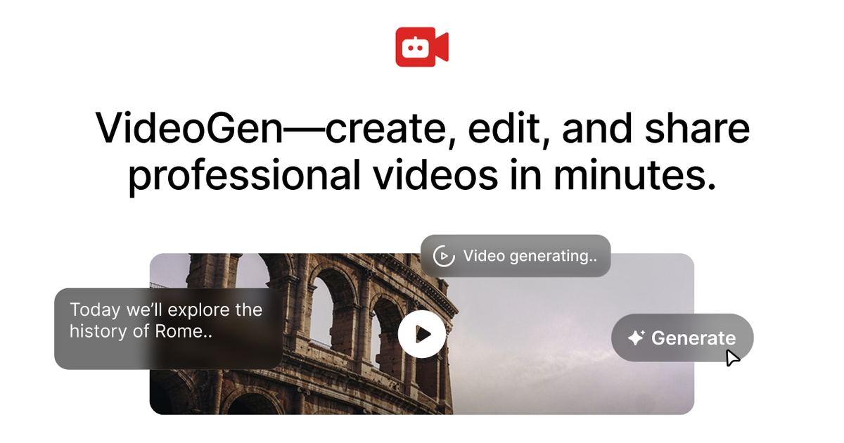 VideoGen screenshot