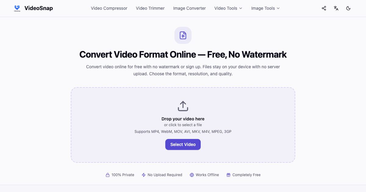 VideoSnap screenshot
